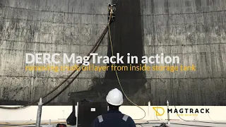 MagTrack in action on crude oil tank