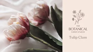 **NEW CLASS** Tulip Sugar Flower Class Tutorial #sugarflowers #gumpaste