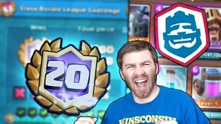 BEST 20 WIN CHALLENGE DECK!? 20 WIN CHALLENGE INTENSE GAMEPLAY! Clash Royale BEST 20 WIN DECK FINDER