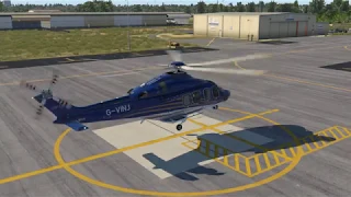 [XP11.32] AW139 Hovering Turn Practice