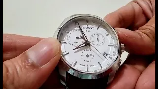 How to reset misaligned Chronograph hand in Tissot Couturier Chronograph watch! ⌚