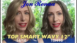 JON RENAU TOP SMART WAVY 12" TOPPER REVIEW | FULL COVERAGE | SEE TWO COLORS!