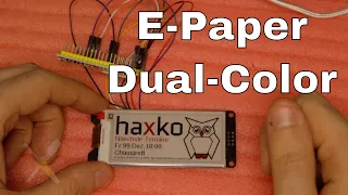BitBastelei #579 - EPaper/E-Ink mit Arduino/ESP32: Texte, Bilder und wenig Standby-Verbrauch