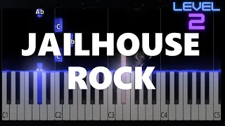 Jailhouse Rock - Elvis Presley - EASY Piano Tutorial