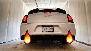 4inch SRT Exhaust Tips On A V6 Chrysler 300S | New Rear Diffuser Is A Must Have Mod