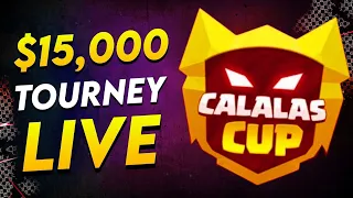 Playing in $15,000 Clash Royale League Tournament LIVE