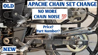 Apache Chain Sprocket Change : RTR 160/180 [Detailed Guide]