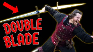 REAL double bladed SWORD tested!