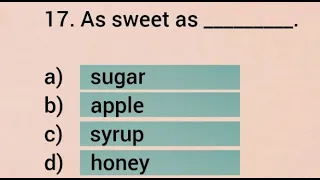 LIKE, AS Test | Similes Quiz | METAPHORS Quiz | Choose the Correct Option