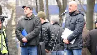 Геннадий Труханов на митинге 1/03/2014