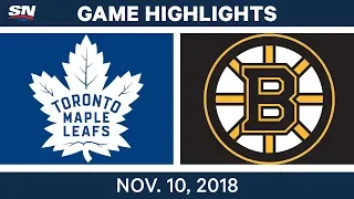 NHL Highlights | Maple Leafs vs. Bruins – Nov. 10, 2018