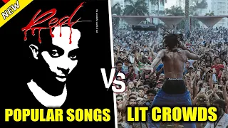 POPULAR RAP SONGS VS LIT CROWDS 2022 🔥