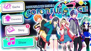 HATSUNE MIKU: COLORFUL STAGE! | A RHYTHM GAME with a GACHA and ABILITIES?! *WITH HANDCAM!*