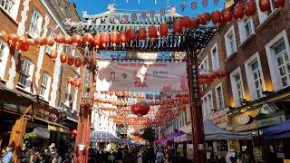 London Celebrates Mid-Autumn Festival 2023 | 4K Virtual Tour