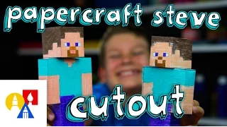 How To Make Steve Papercraft Cutout