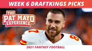 2021 Week 6 DraftKings Picks, Starts, Sits | DFS NFL Picks | 2021 Fantasy Football