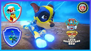 PAW Patrol Mighty Pups  Save Adventure Bay #4 Spy Chase & Marshall's Snow Mountain Garden Mission