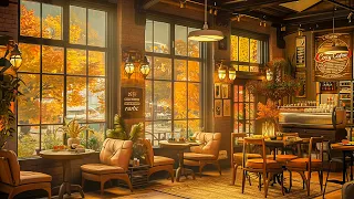 Cozy Cabin Porch Coffee Shop Ambience with Smooth Jazz Music to Relax/Study/Work to #4