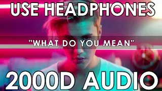 Justin Bieber - What Do You Mean [2000D Audio | Not 100D] Use Headphones !!!