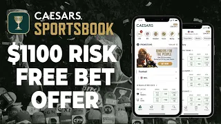 👑Caesars Online SportsBook Bonus Review💰$1100 Free Bet!🤑