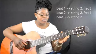 Oliver Mtukudzi - todii (tutorial  part1&2 by CamGuitar)