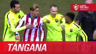 Tángana entre Neymar y Fernando Torres, causa la expulsión de Gabi