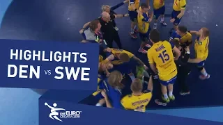 Highlights | Denmark vs Sweden | Men's EHF EURO 2018