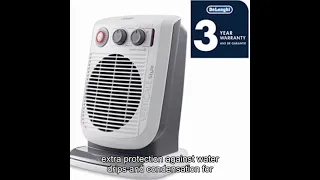 De'Longhi HVF3555TB Bathroom Safe Fan Heater