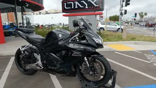 2008 Suzuki GSXR600 / Walk Around / Start Up / Sound Clip