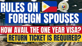 🔴TRAVEL UPDATE: THERE ARE CERTAIN RULES FOR FOREIGN SPOUSES ENTERING THE PHILIPPINES - HERE'S HOW