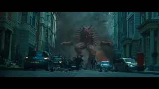 Hellboy monster scene the city attack