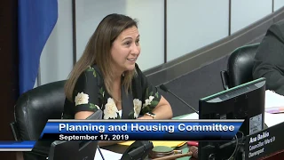 Planning and Housing Committee - September 17, 2019