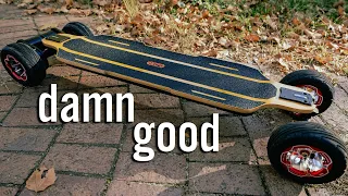 Meepo Bamboo Hurricane Ultra | Gear Drive | Tubeless Wheels | Electric Skateboard Review