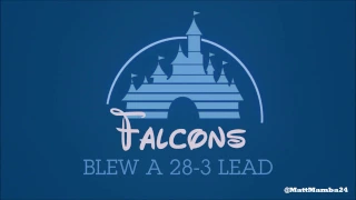 Atlanta Falcons Blew a 28-3 Lead in the Super Bowl - Disney Edition