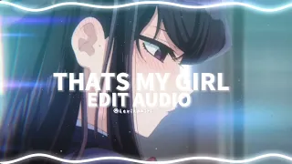 That’s My Girl - Fifth Harmony |edit audio|