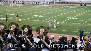 Elk Grove Blue and Gold Regiment Football game 2023