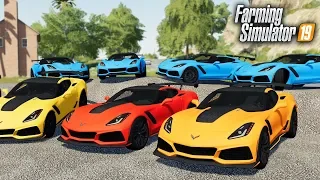 FS19- COPS & ROBBERS! COPS CHASING DOWN ROBBERS IN ZR1 CORVETTES (SUBSCRIBERS VS ME)