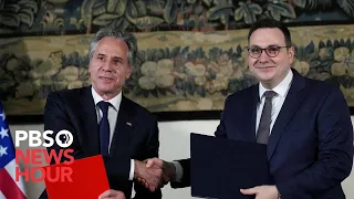 WATCH: Blinken and Czech Foreign Minister Lipavsky sign NATO accord to combat Russian misinformation