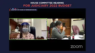 House committee hearing for the Judiciary's 2022 budget