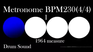 [Metronome]230BPM[drum sound]