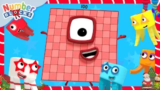 Holiday Cheer! Christmas compilation ⭐ | Learn to Count 123 | Maths for Kids | @Numberblocks