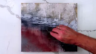 Frozen River:A Painter's Journey Through the Heart of Winter Landscape