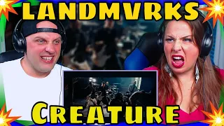 First Time Hearing Creature by LANDMVRKS (OFFICIAL VIDEO) THE WOLF HUNTERZ REACTIONS