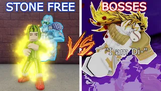 [YBA] Stone Free Vs. All Bosses