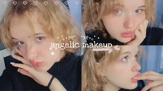 angelic makeup tutorial• .。* .• || ангельский макияж, douyin inspo