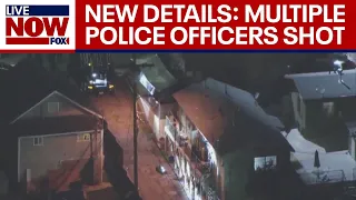 3 LA police officers shot, suspect barricaded | LiveNOW from FOX