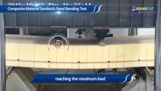 Composite Material Sandwich Panel Bending Test