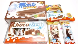 Kinder Choco Fresh, Zott Monte, Kinder King, Kinder Pinguin & more Snacks for School