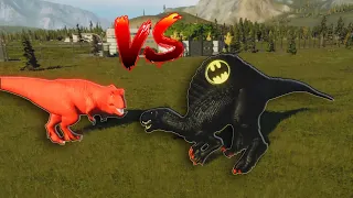 Jurassic World Evolution 2 Mods: Red Tyrannosaurus vs Batman Spinosaurus vs Color Acrocanthosaurus