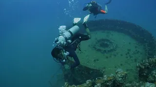 HTMS Chang wreck, one of the best wreck dives in Thailand!
